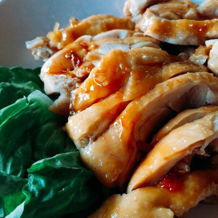 鳥もも肉で ヘルシー茹でて照り焼き レシピ 作り方 By でんきケトル 楽天レシピ